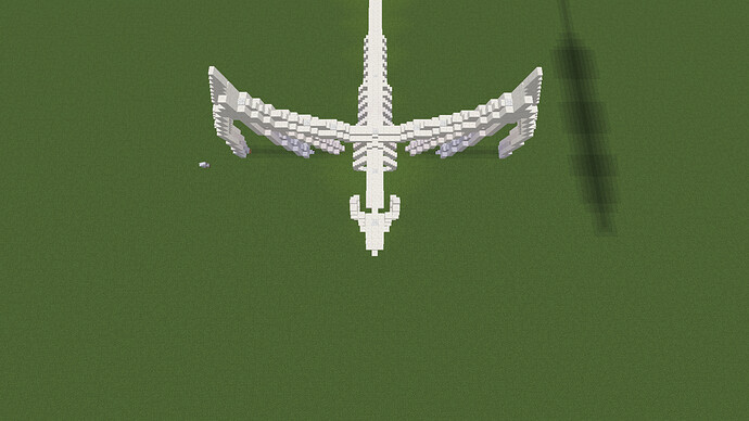 mc skeleton dragon eagle eye view
