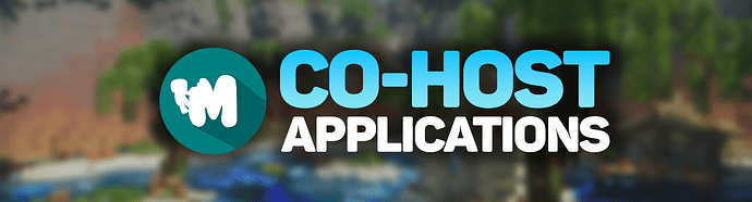 Co-Host Applications September 2023