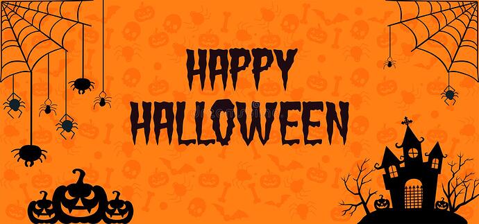 happy-halloween-banner-party-invitation-background-happy-halloween-banner-background-tree-grass-spooky-ghost-halloween-199806768
