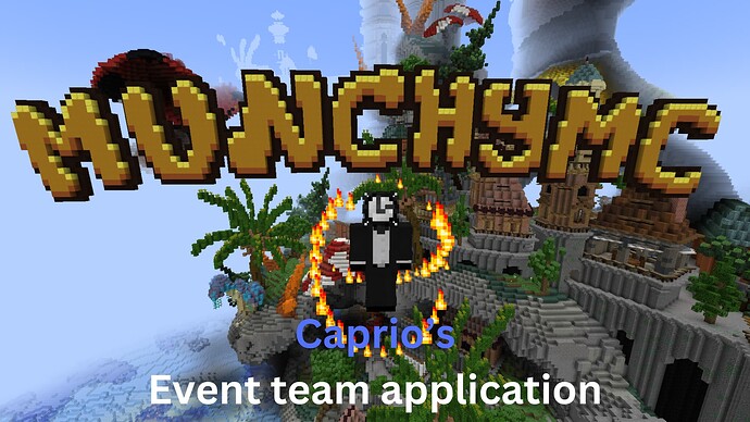 Caprio’s Event team application