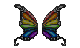 Rainbow Butterfly Wings